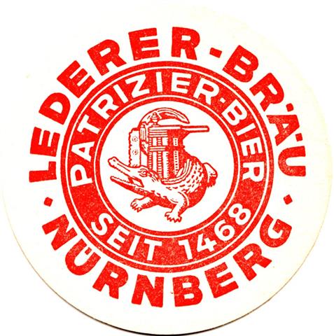 nrnberg n-by lederer rund 1a (215-patrizier bier-rot)